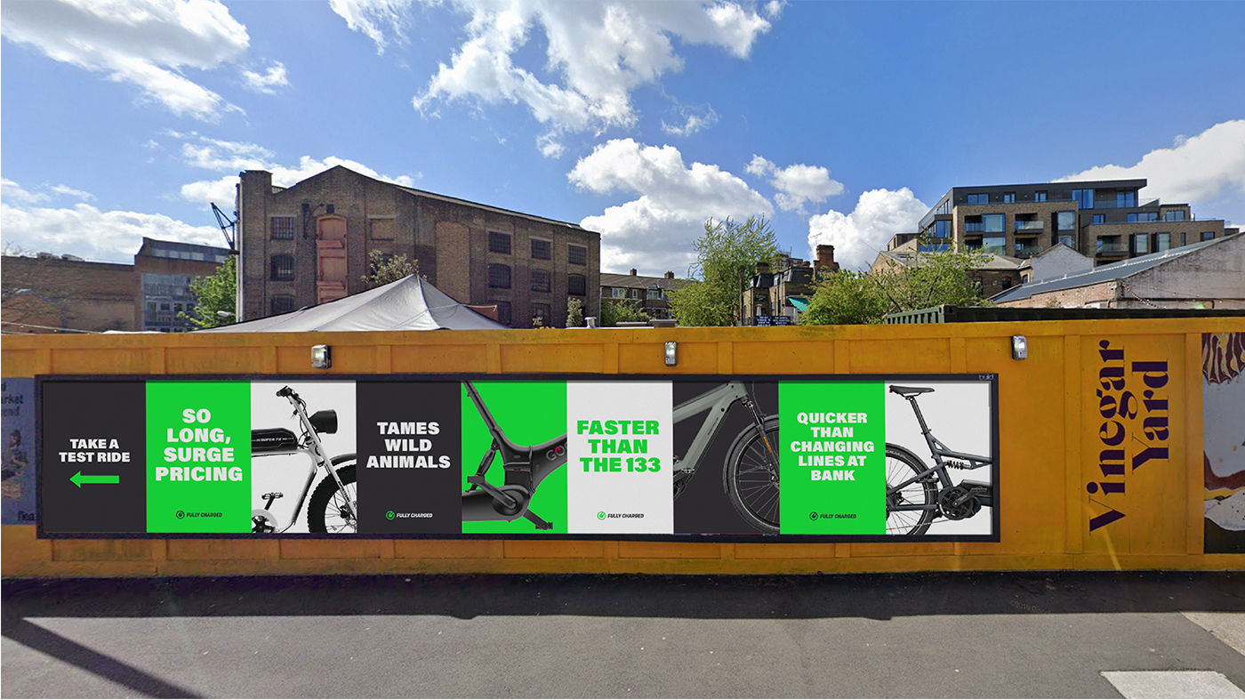 Out Of Home example outside London Bridge station