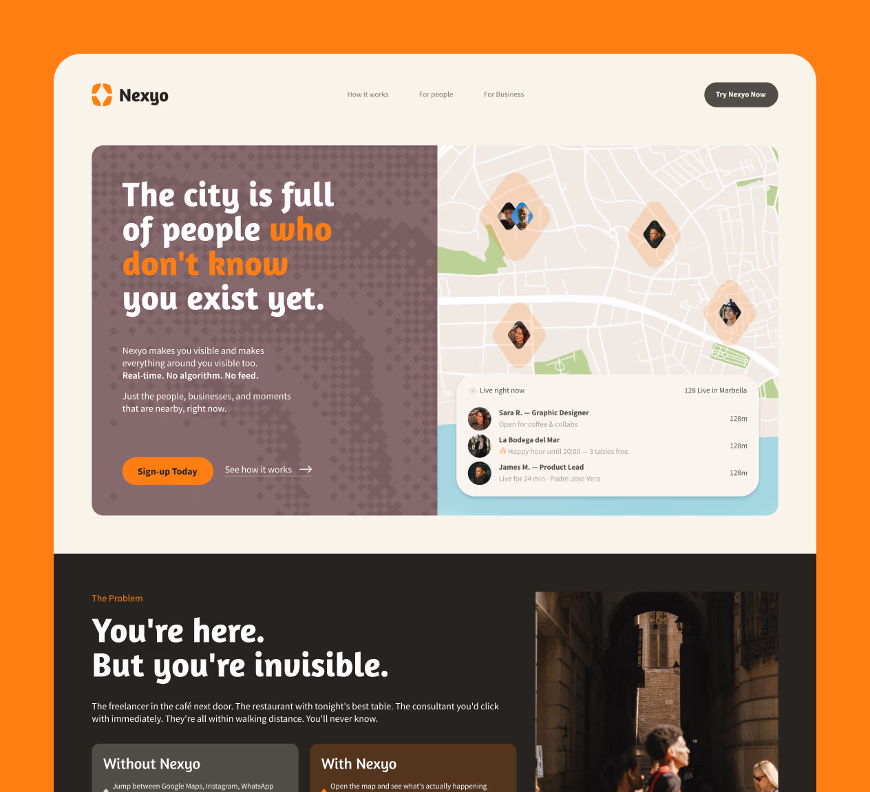 Nexyo website concept
