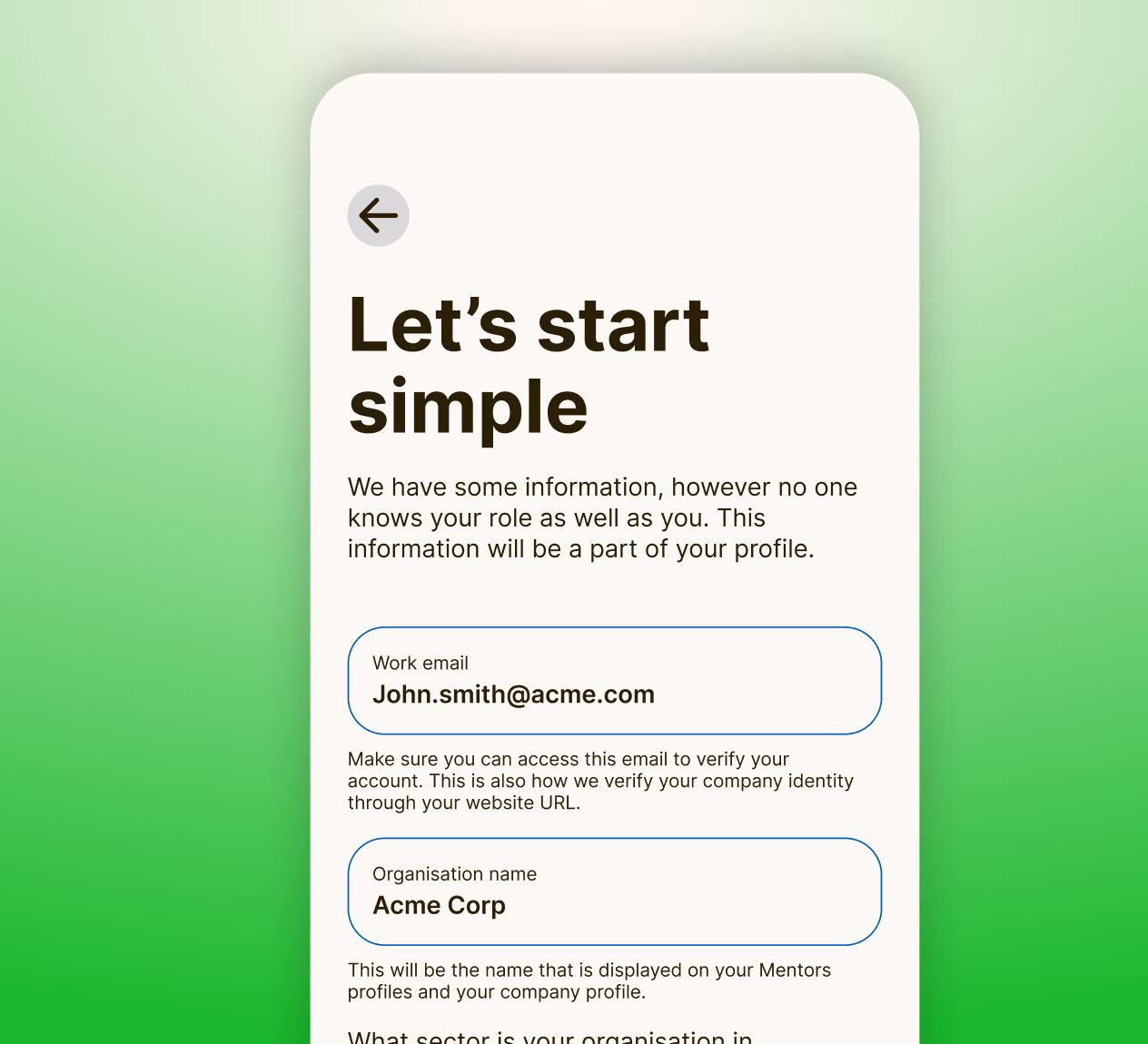 TipStart microcopy system and tone of voice examples